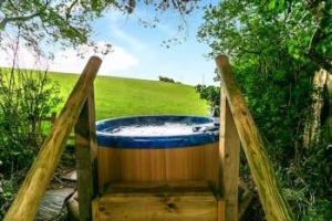 Devon Romantic Hot Tub Cottage for Couples | Lake View